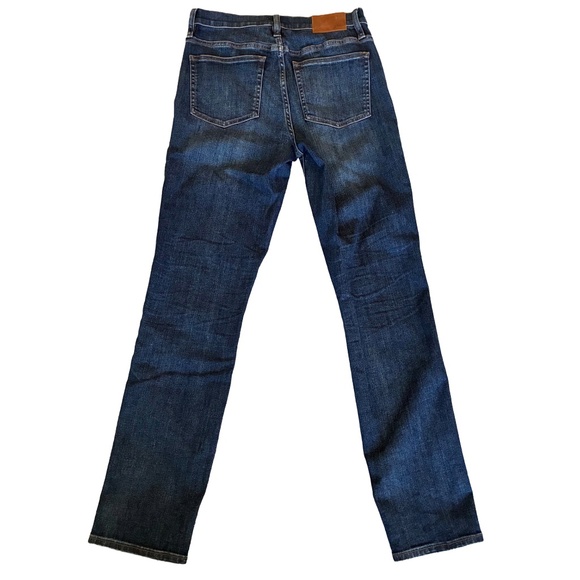 J.Crew Dark Blue Vintage Straight Jeans 27T | Relaxed High-Rise Tall Denim - Picture 3 of 10